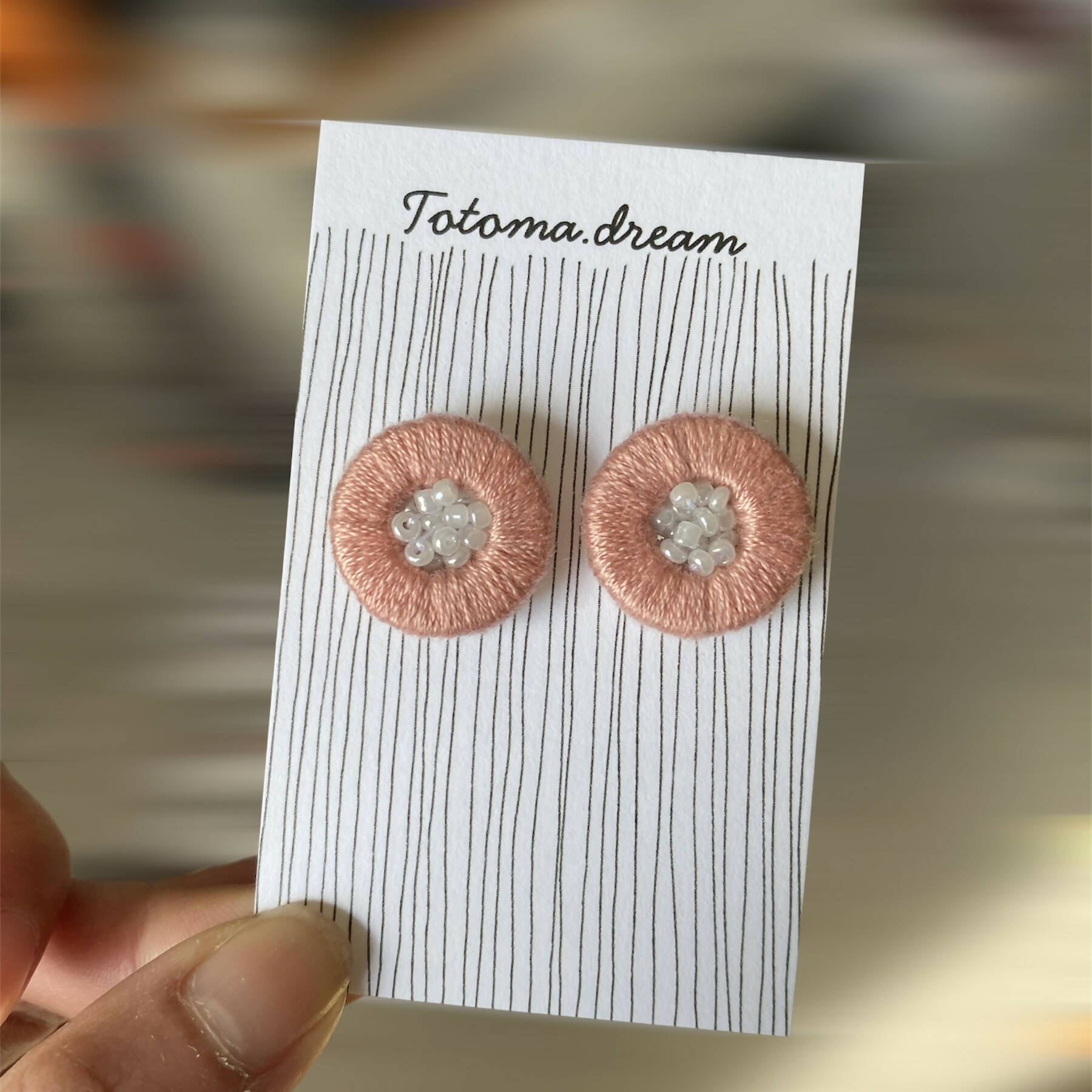 Donut Earrings (Single Colour)