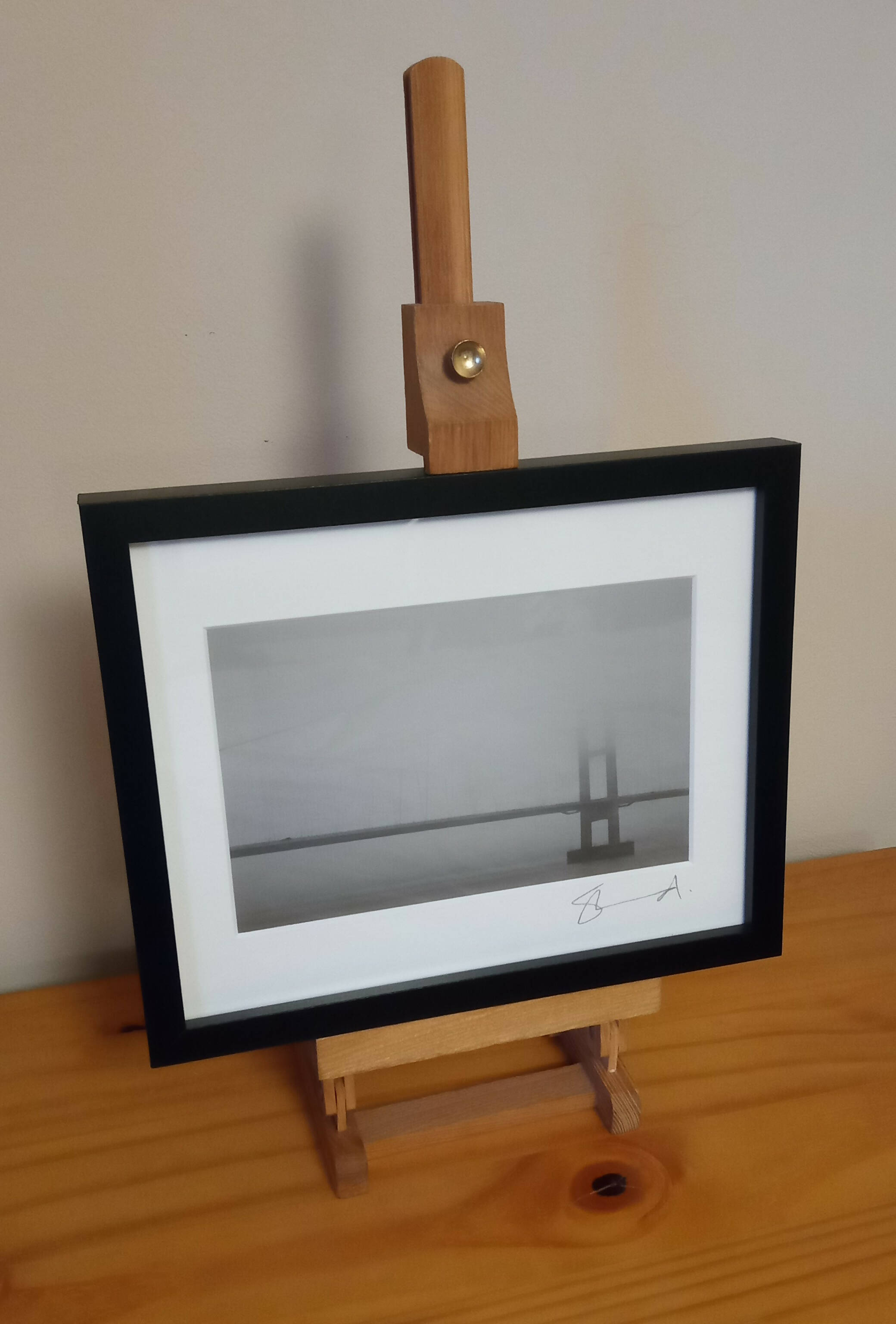 Humber Bridge Fog (Small Frame)