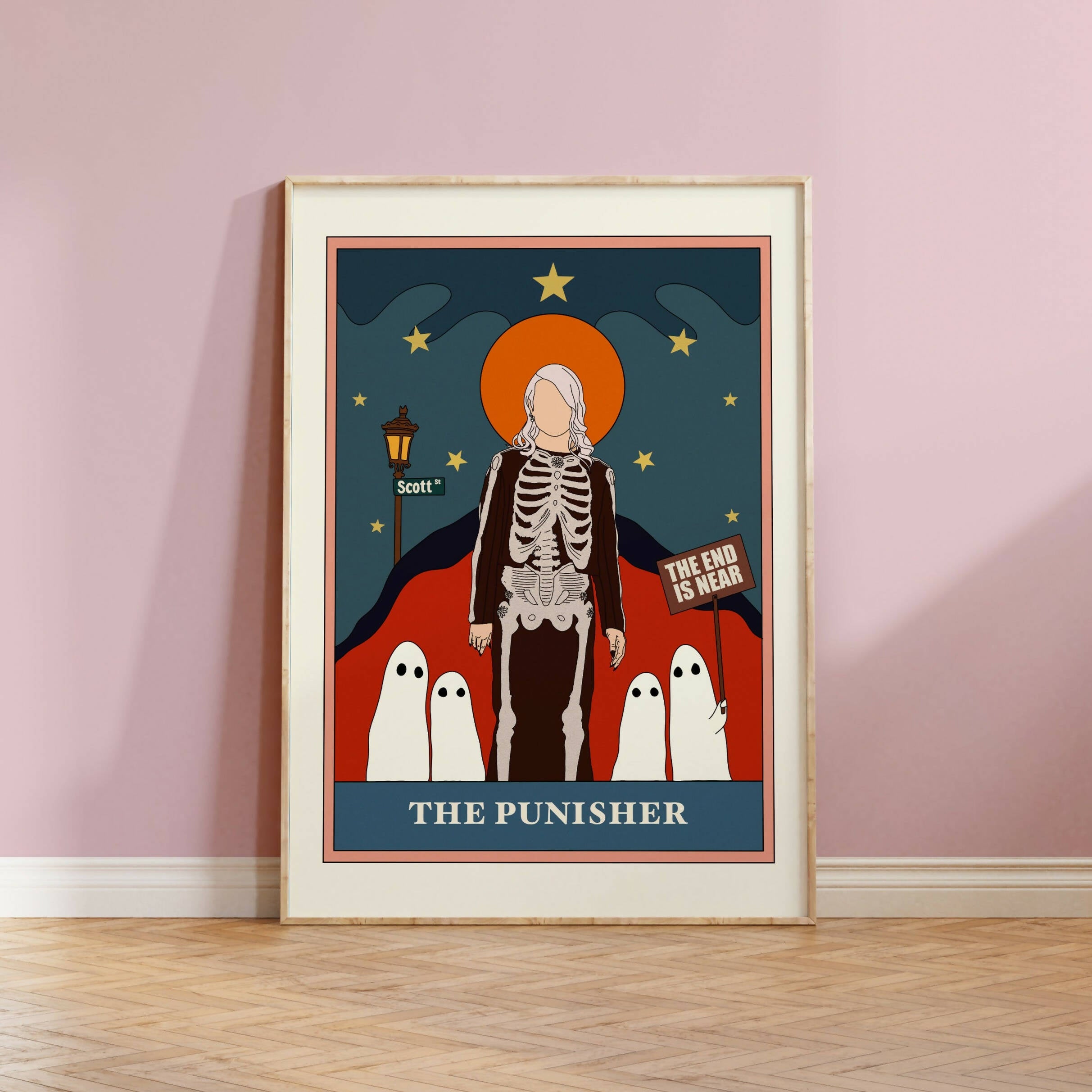 The Punisher Phoebe Tarot Print - Unique Art | Art & Soul