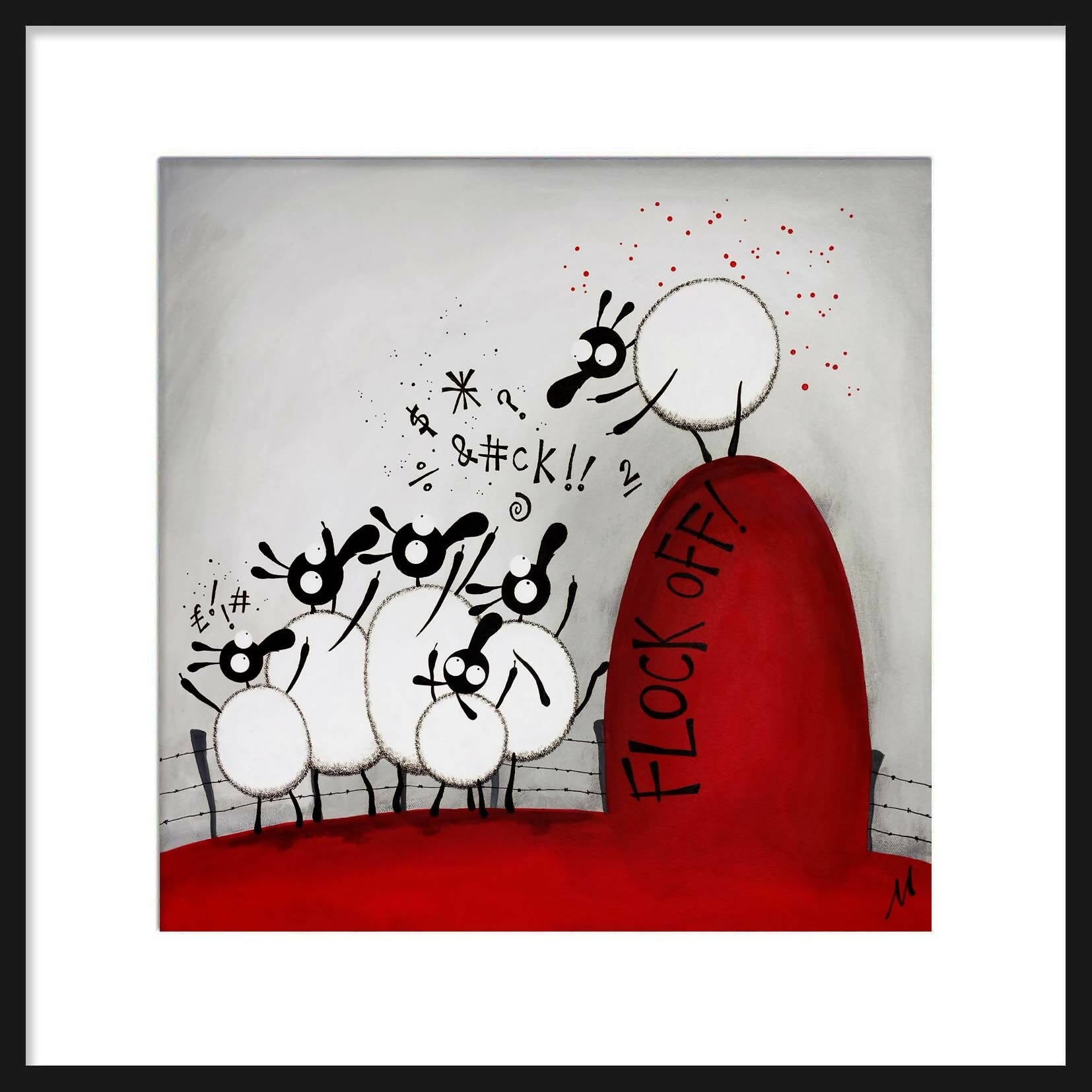 Flock Off! Sheep Art  | Art & Soul