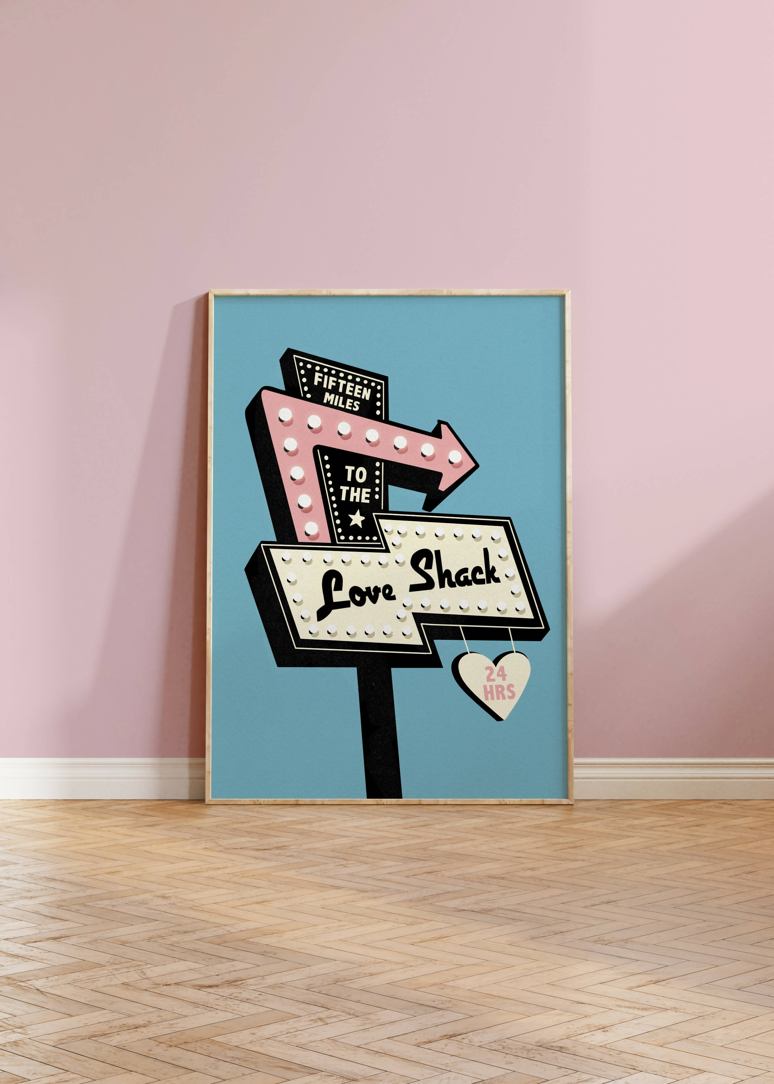 Love Shack Print - Perfect for Music Lovers | Art & Soul