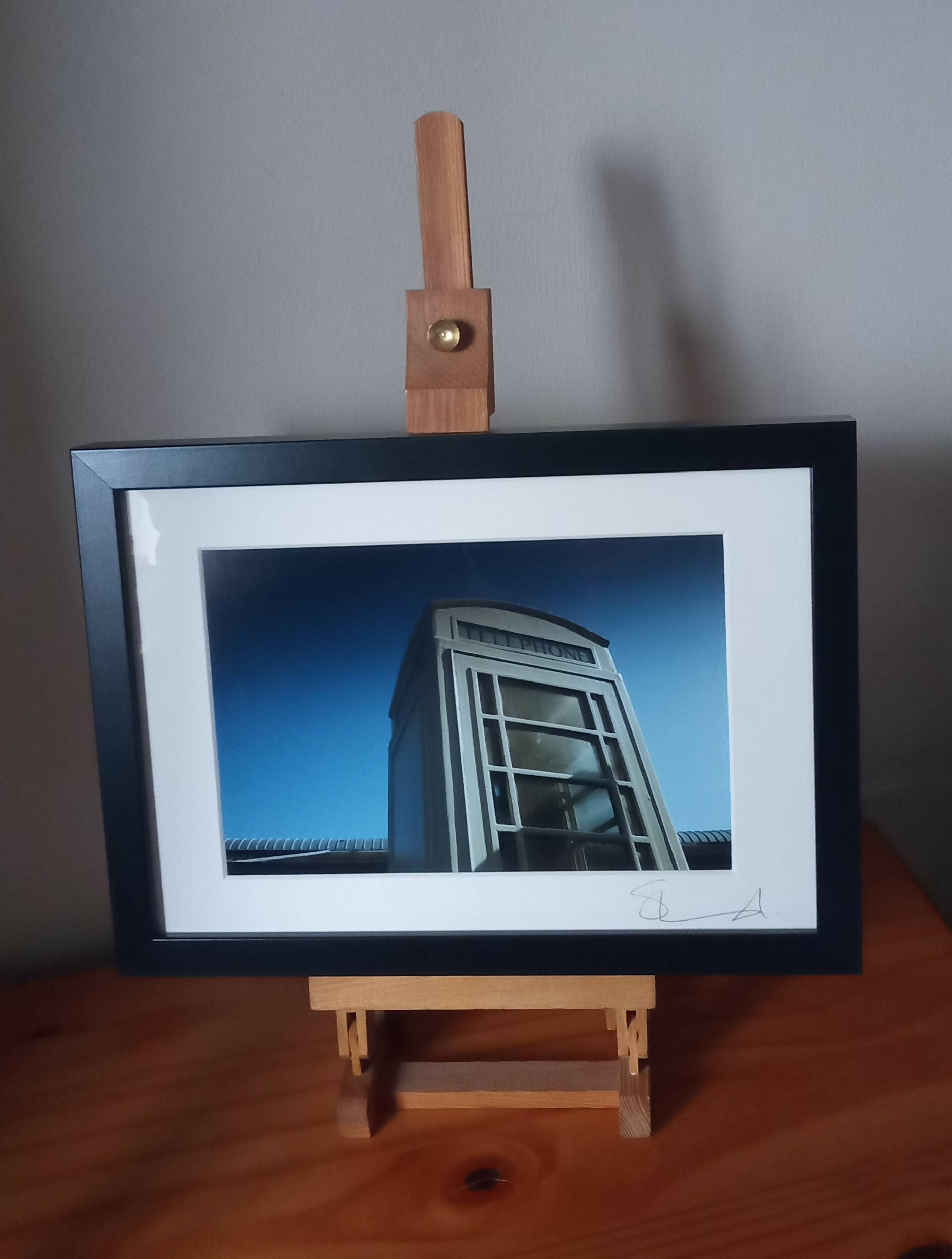 White phone box (A4 Frame)