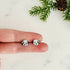 Dalmatian Dog Stud Earrings