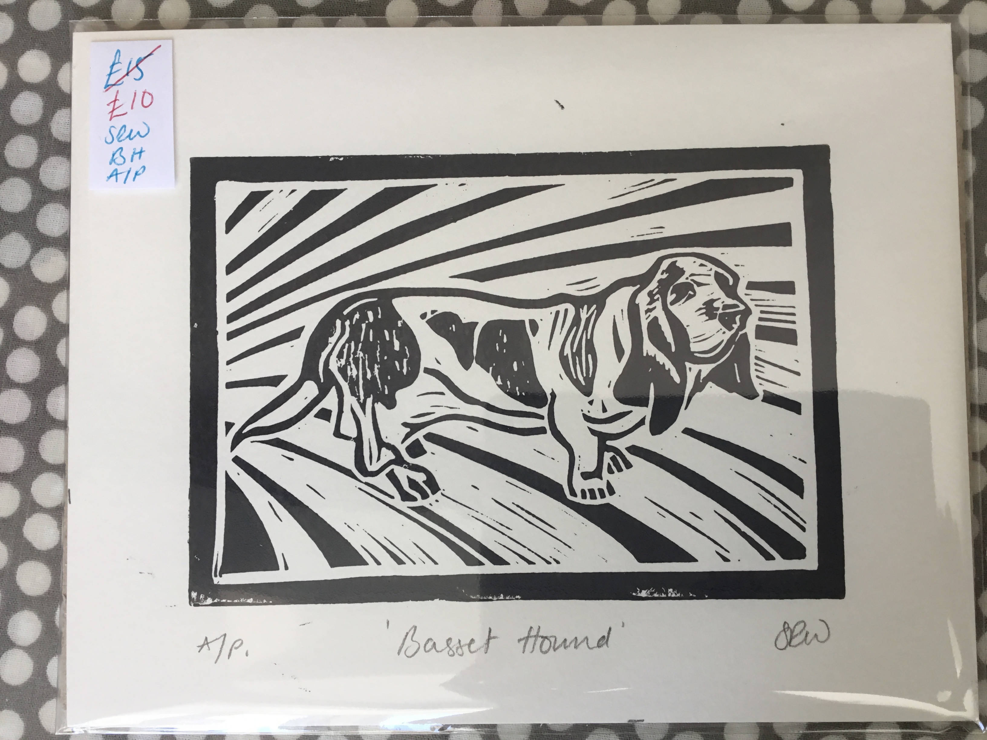 Unframed Limited Edition Lino Cut Prints - 2 - Assorted