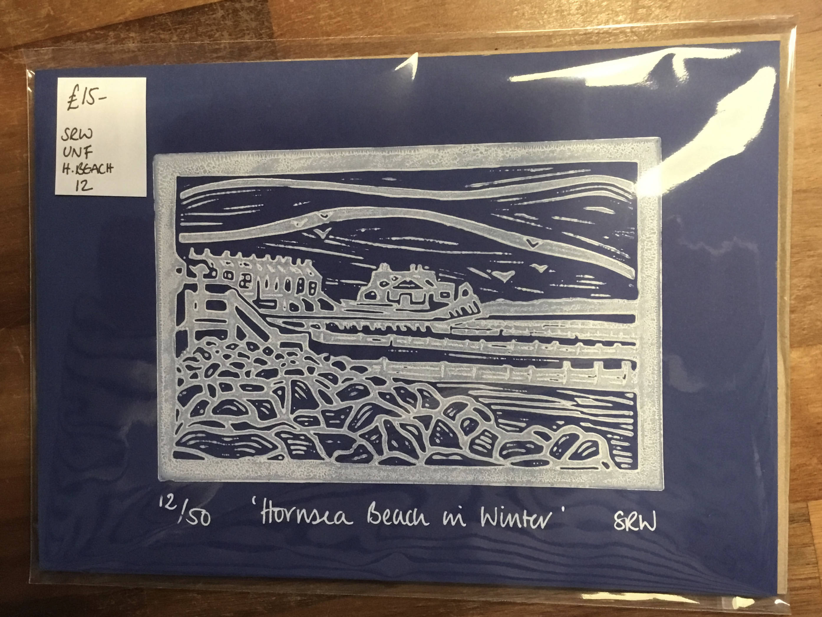 Christmas/Winter Unframed Lino Cut Prints