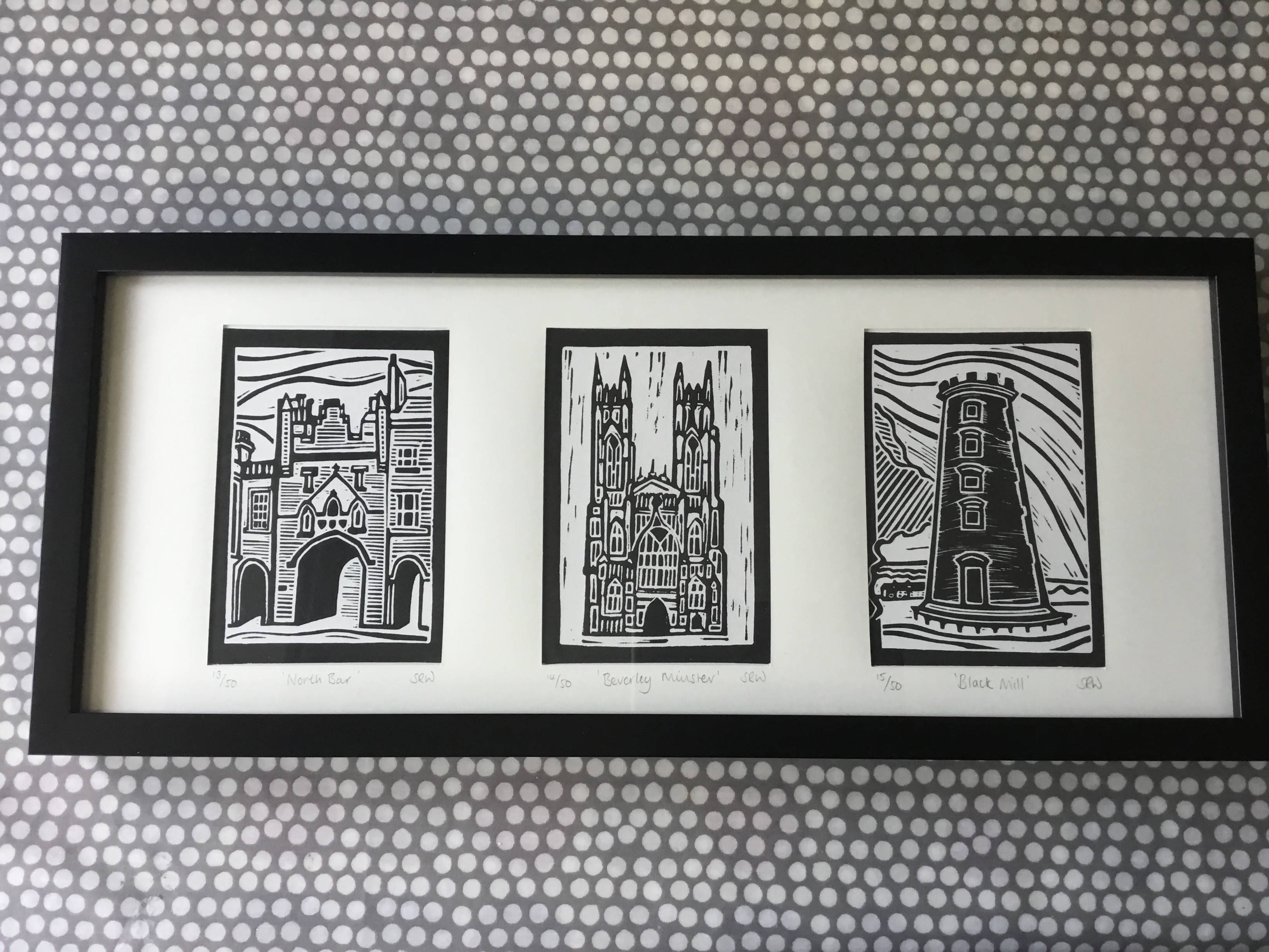 The Beverley Collection Framed Lino Cut Print