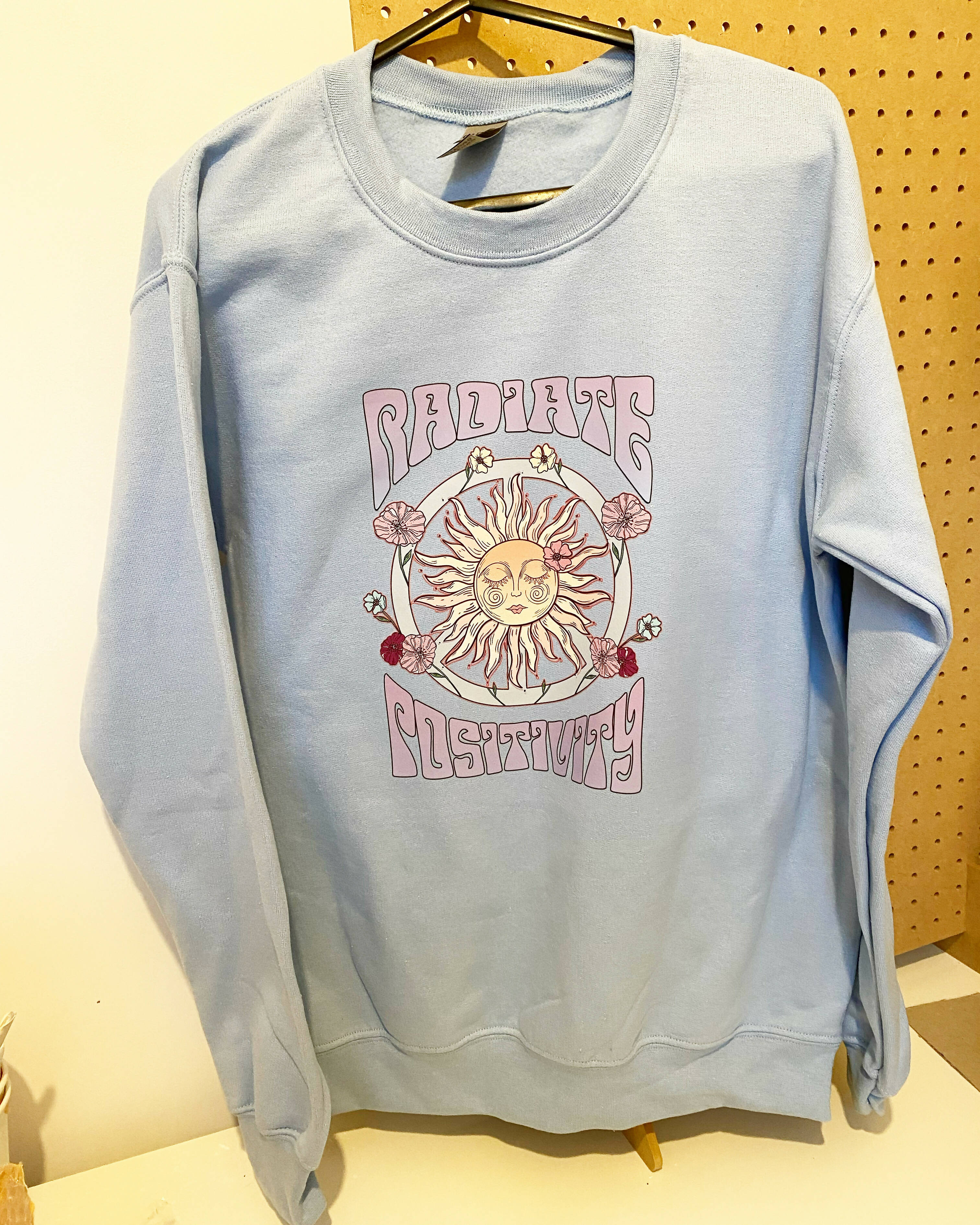 Radiate Positivity Blue Sweatshirt