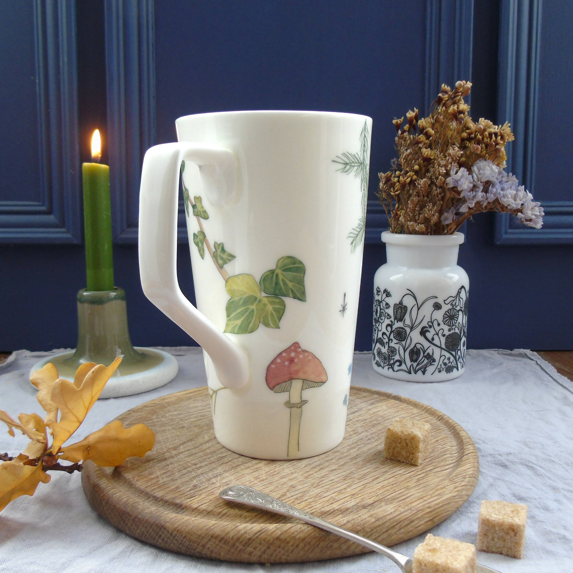 Tall Cone Tawny Owl Mug