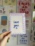 Love You Card