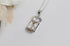 Silver Sand Timer Necklace