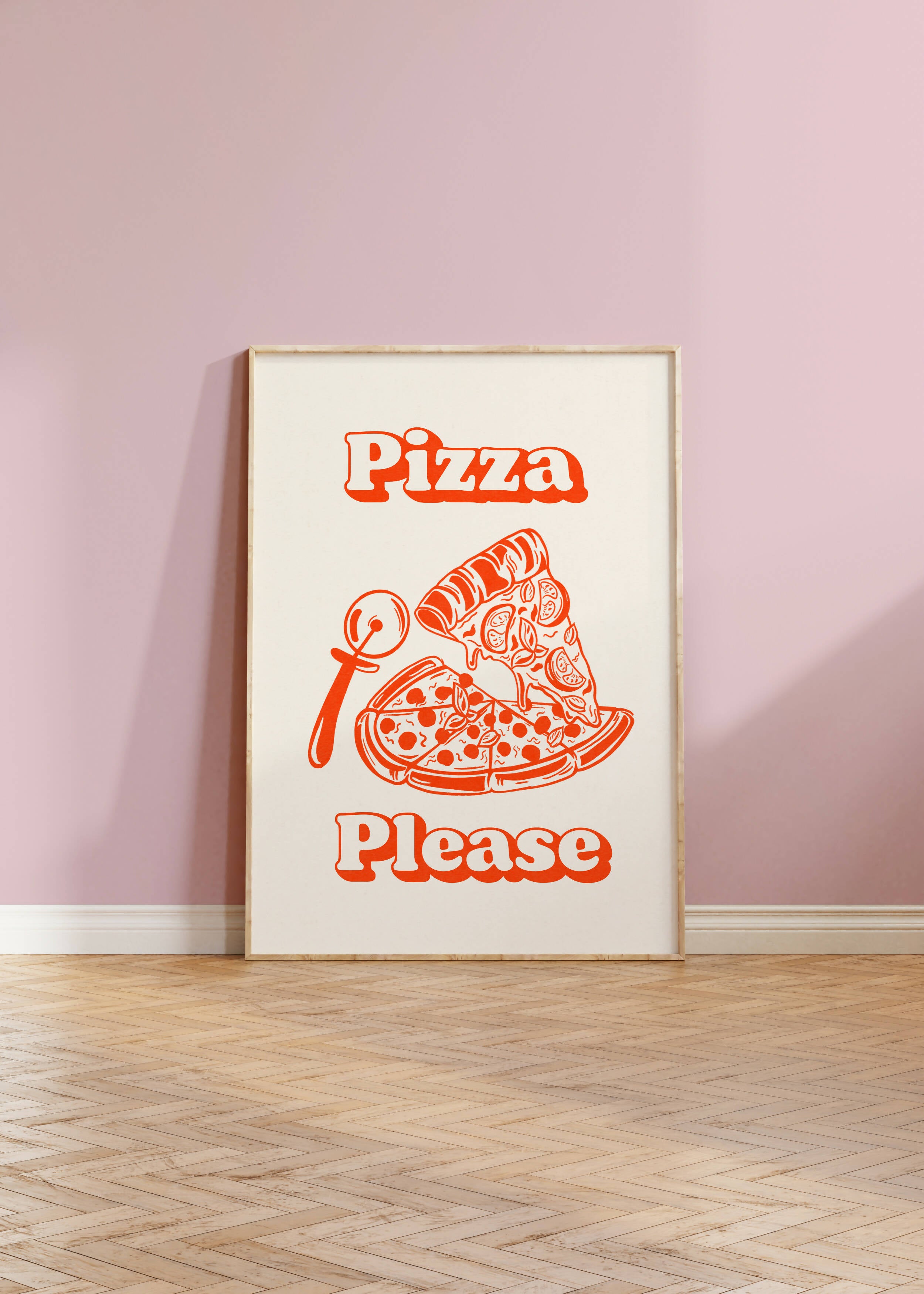 Pizza Please Print - Fun Food Art for Your Walls | Art & Soul