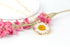 Real Daisy Necklace Gold Plated