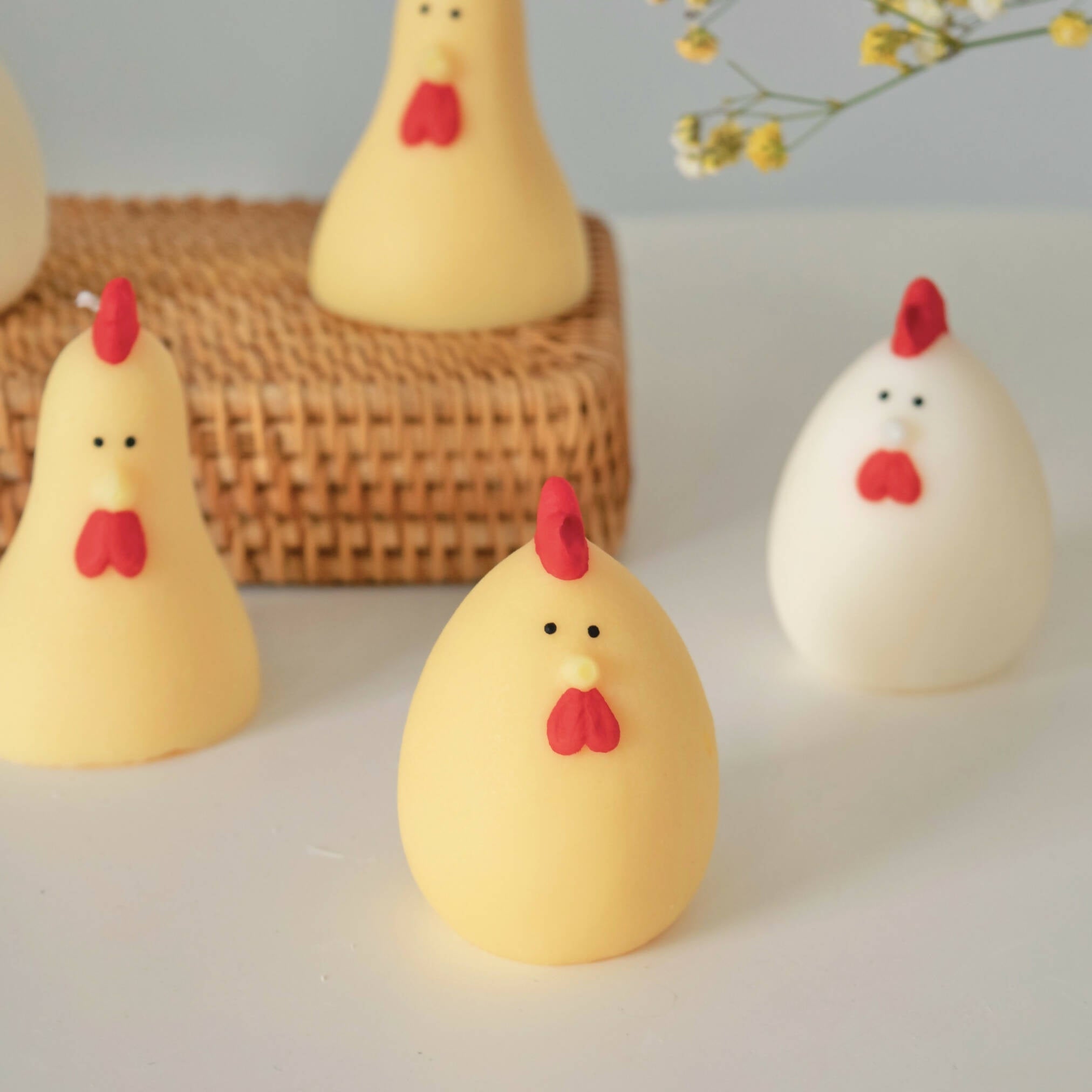 Chicken Candle Set - Charming Scented Decor | Art & Soul