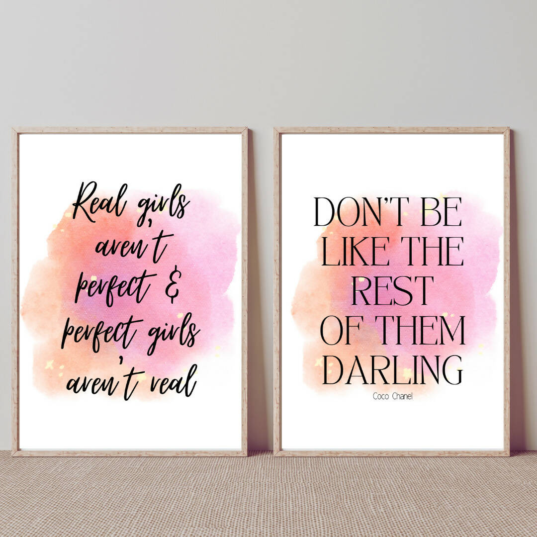 Real Girls Aren't Perfect Poster Duo