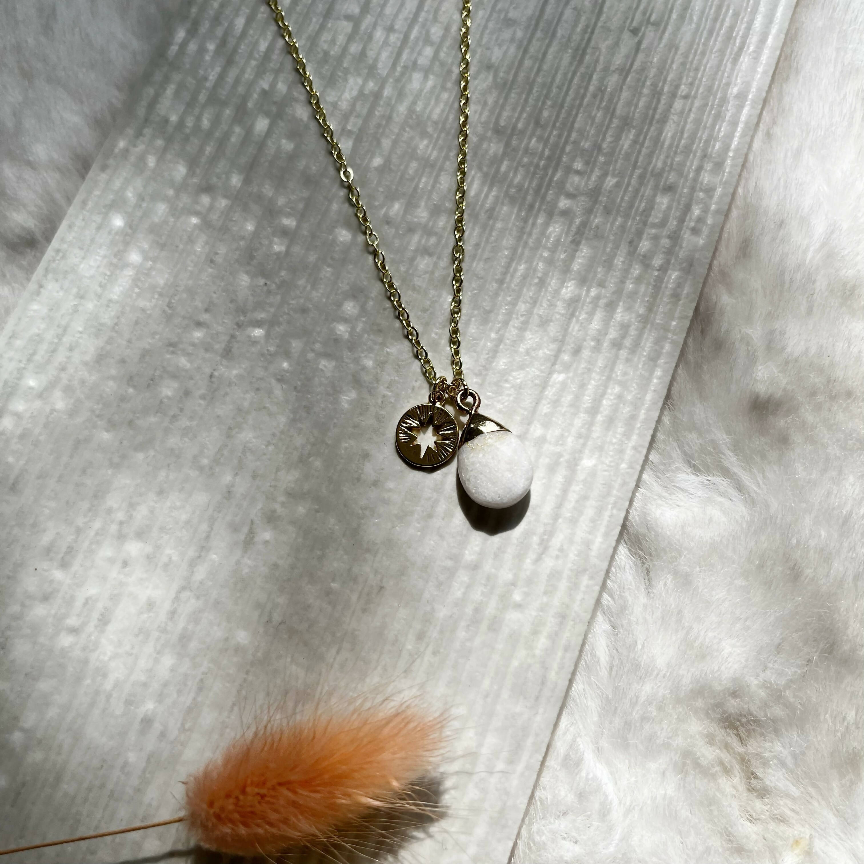 Star And Crystal Necklace