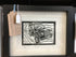 Land Rover Defender Framed Lino Cut Print