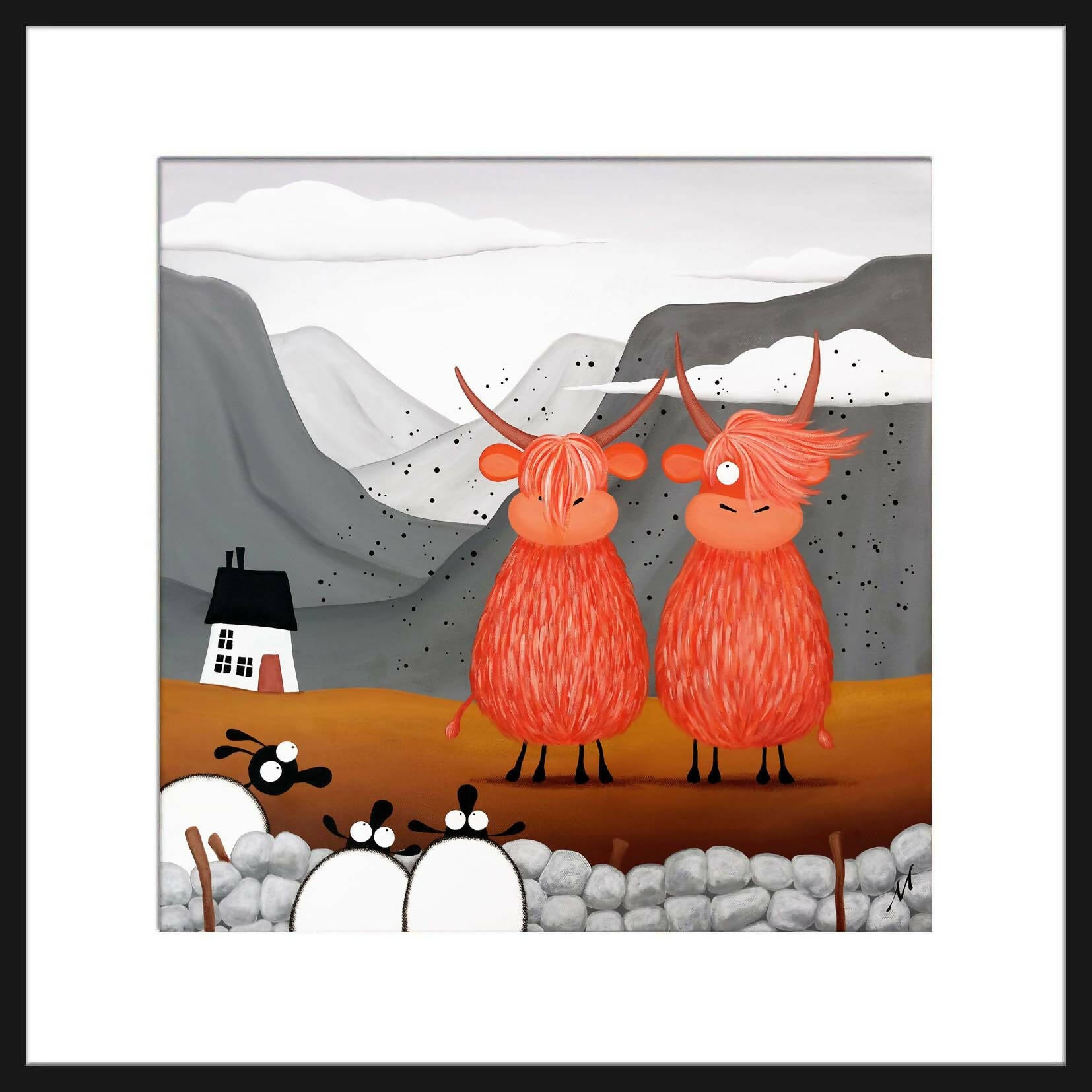 Tina & Turner | Whimsical Sheep Art | Art & Soul