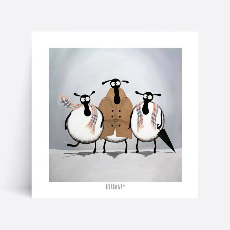 Burbaary | Quirky Wall Art for Animal Lovers | Art & Soul