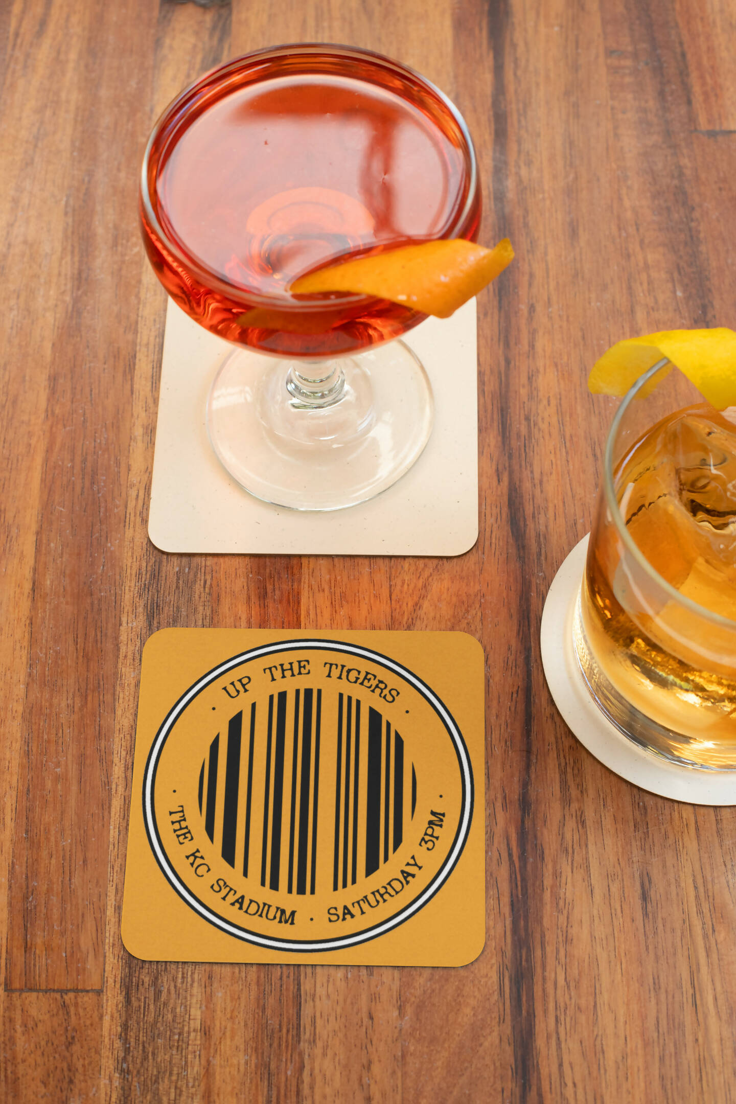 Hull City Coaster BARCODE Design