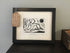 Labrador Framed Lino Cut Print