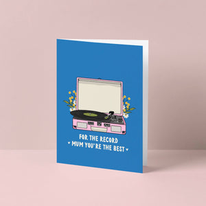 For The Record Mum Card