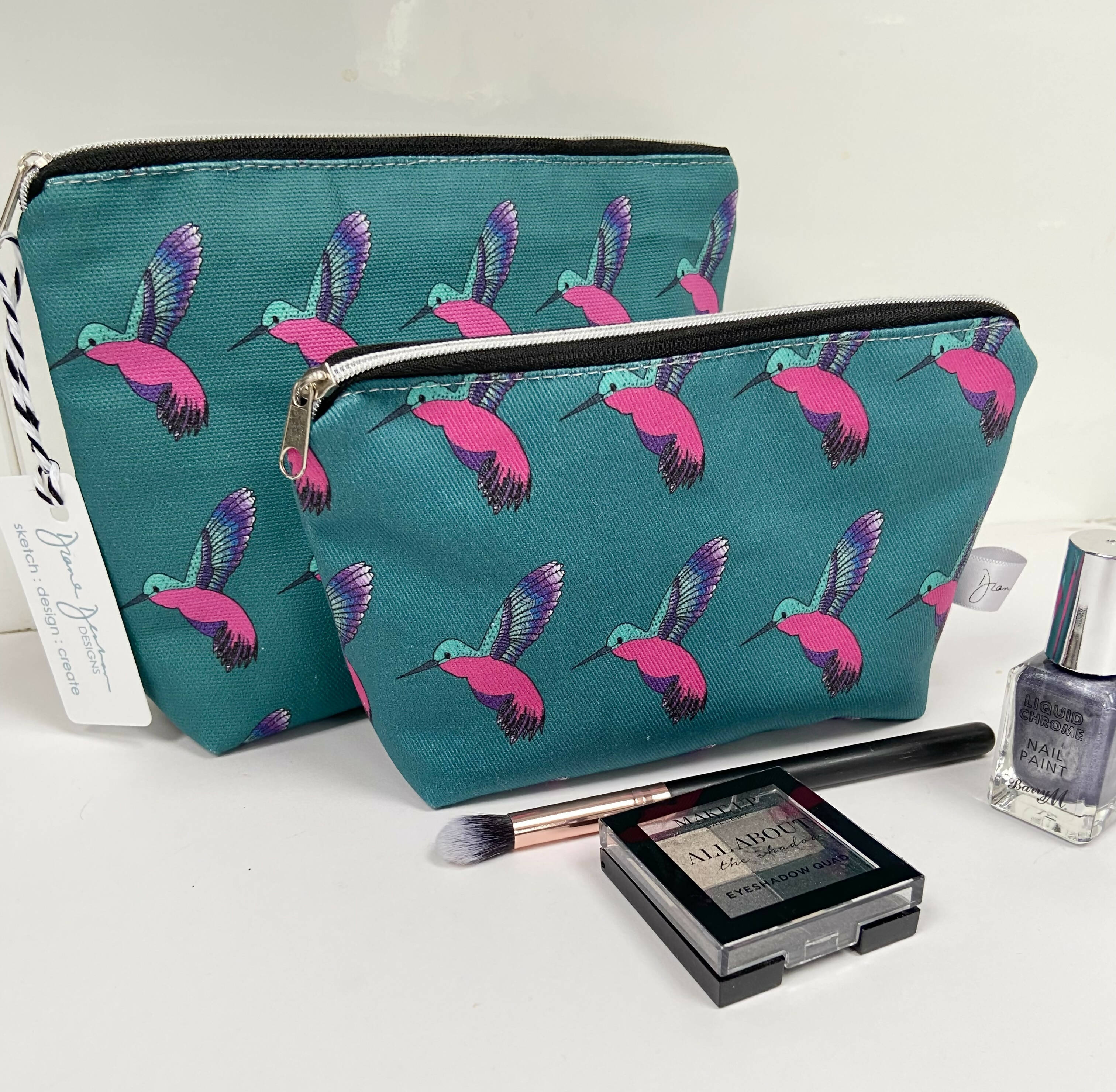 Original Designs - Hummingbird Make Up Bags