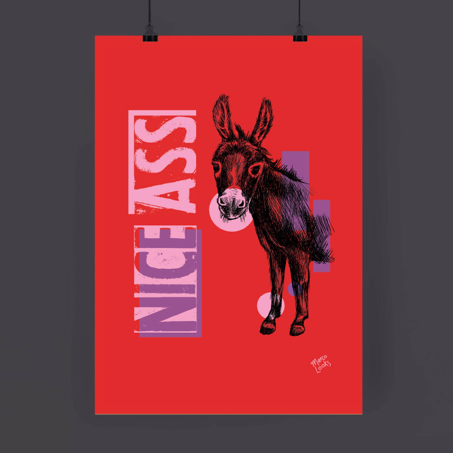 A4 Animal Pun Print