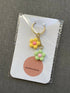 Flower Keyring Yellow and Green
