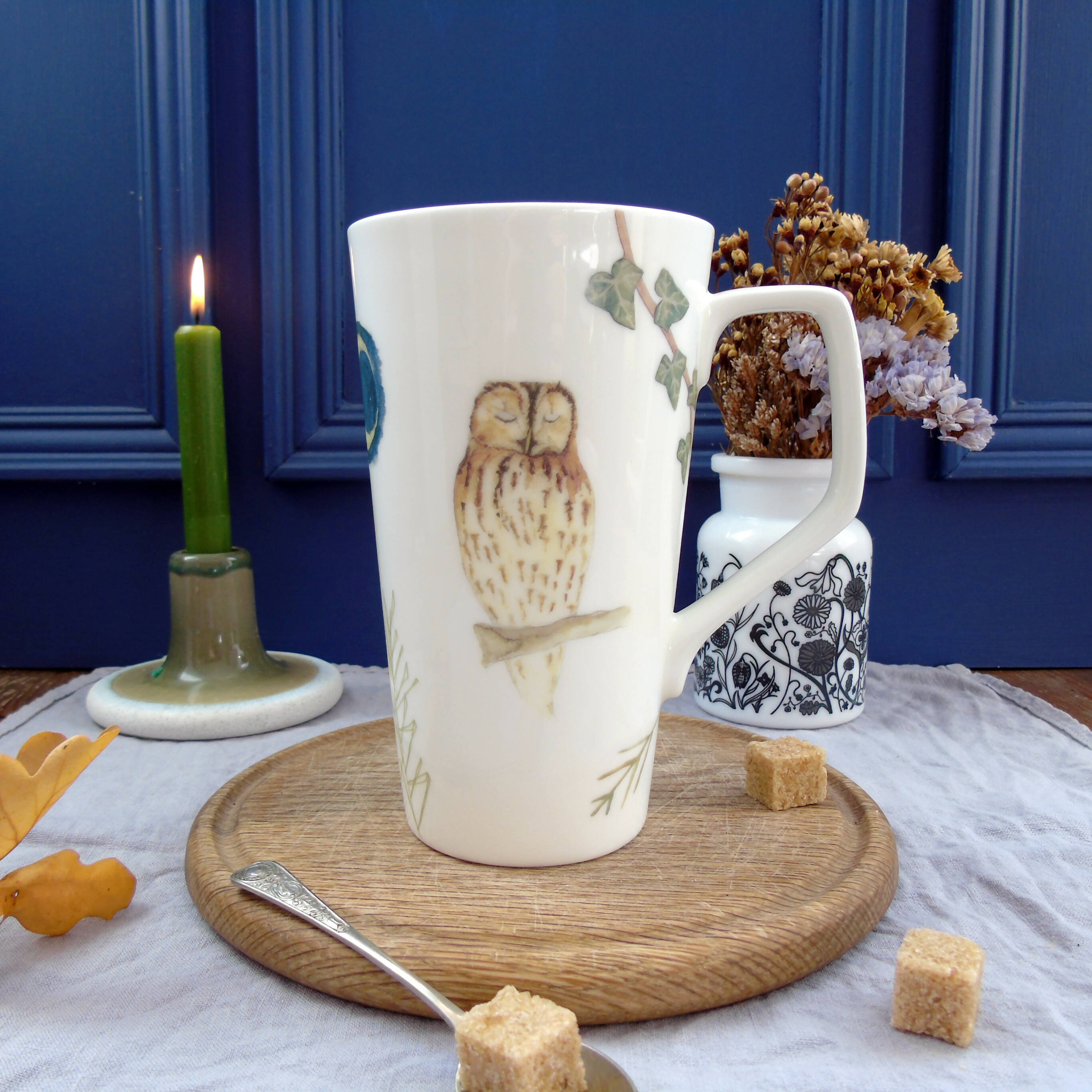 Tall Cone Tawny Owl Mug