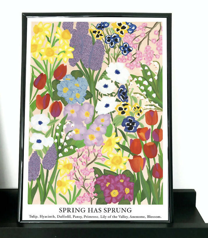 Spring Has Sprung A4 Art Print