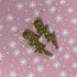 Flash Lightning Bolt Earrings in Matt Gold Glitter