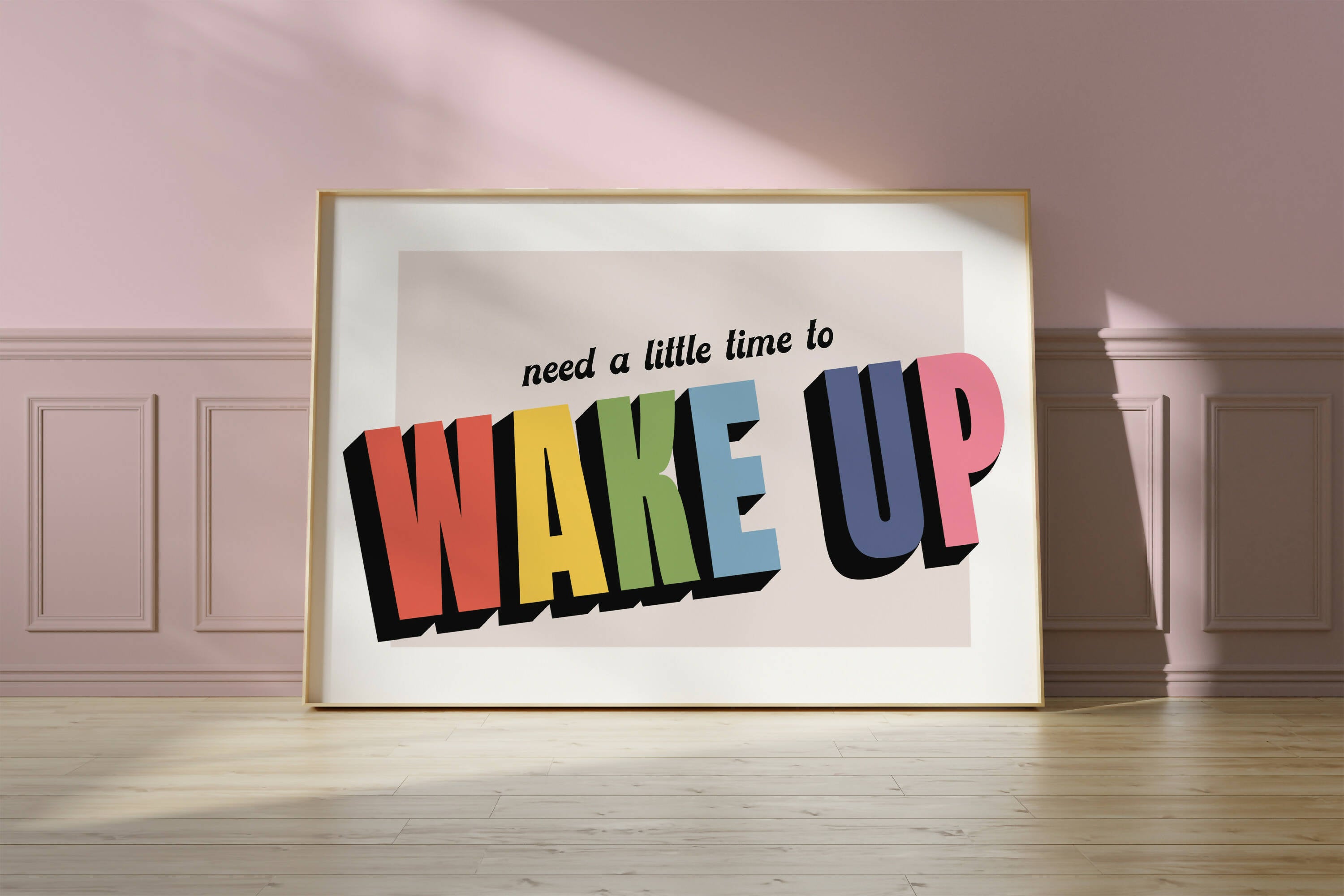 Need A Little Time to Wake Up Print | Unique Art | Art & Soul
