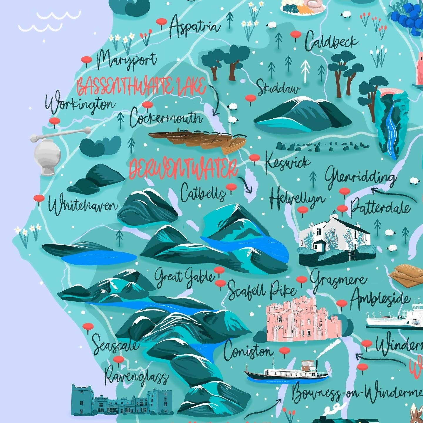 Lake District Art Print – Stunning Giclée Artwork | Art & Soul