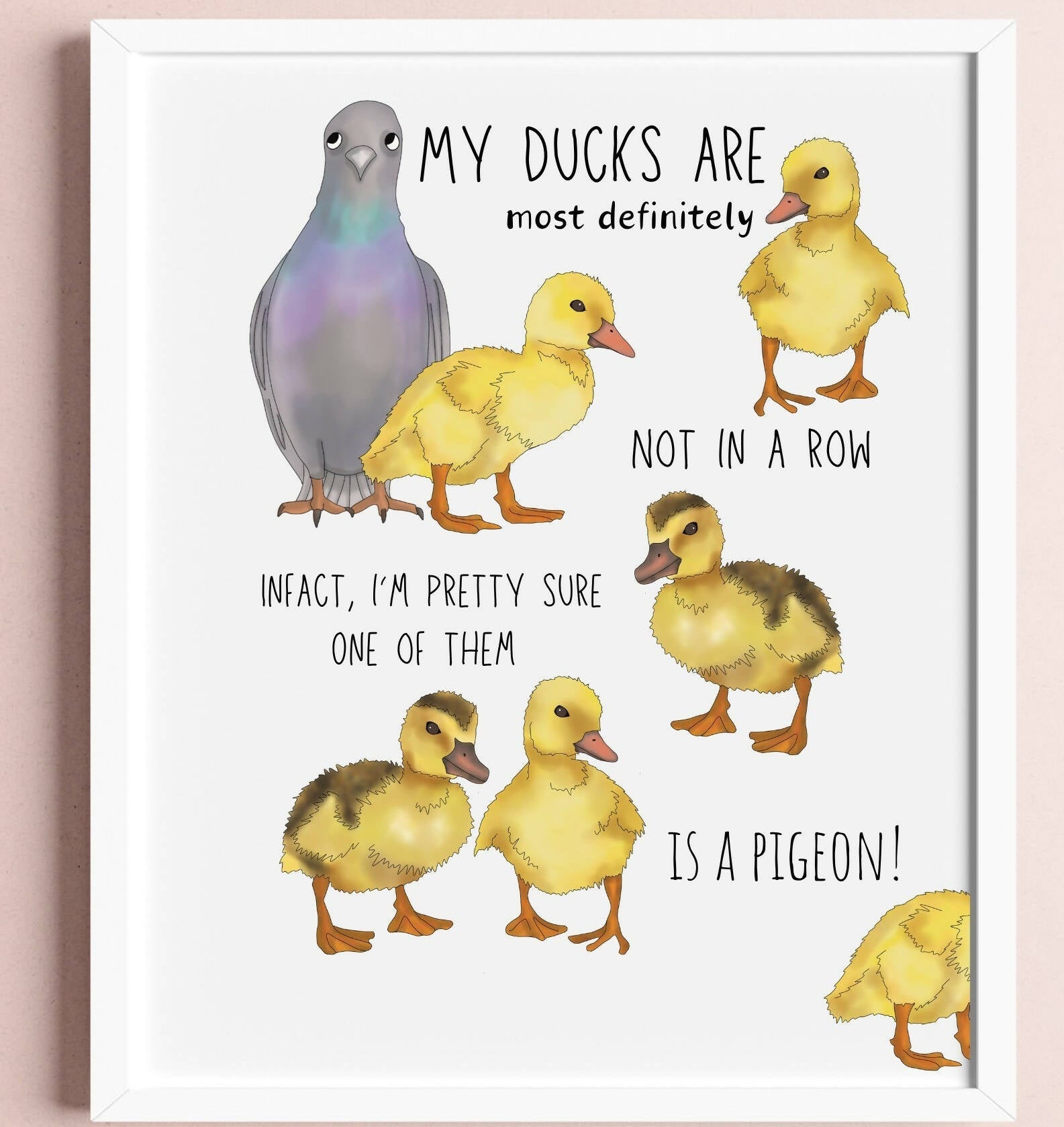 Ducks in a Row Print