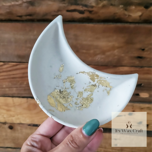 Jesmonite Moon Trinket Tray