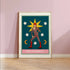 Tarot style print of popular music icon.