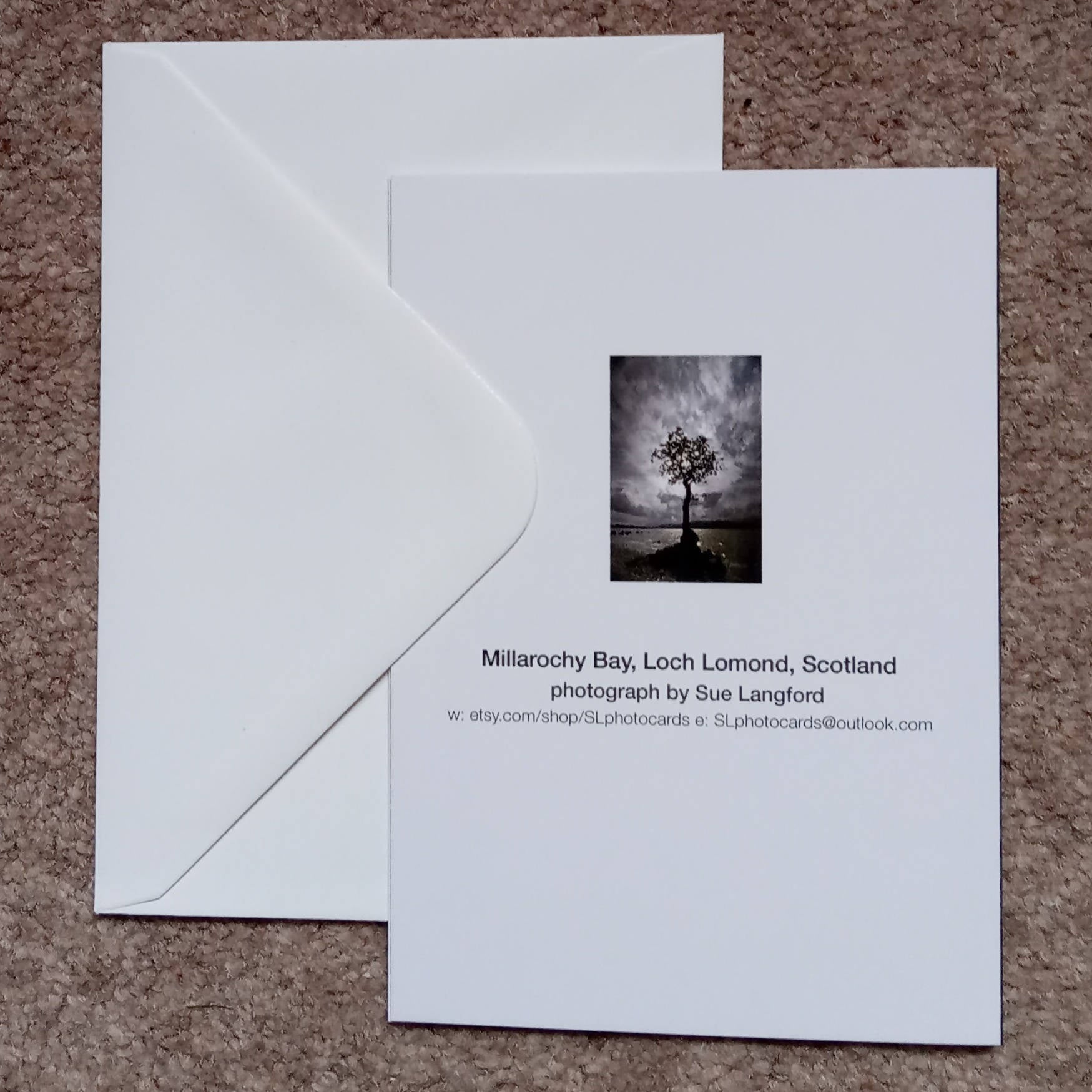 Loch Lomond Oak Tree - Card