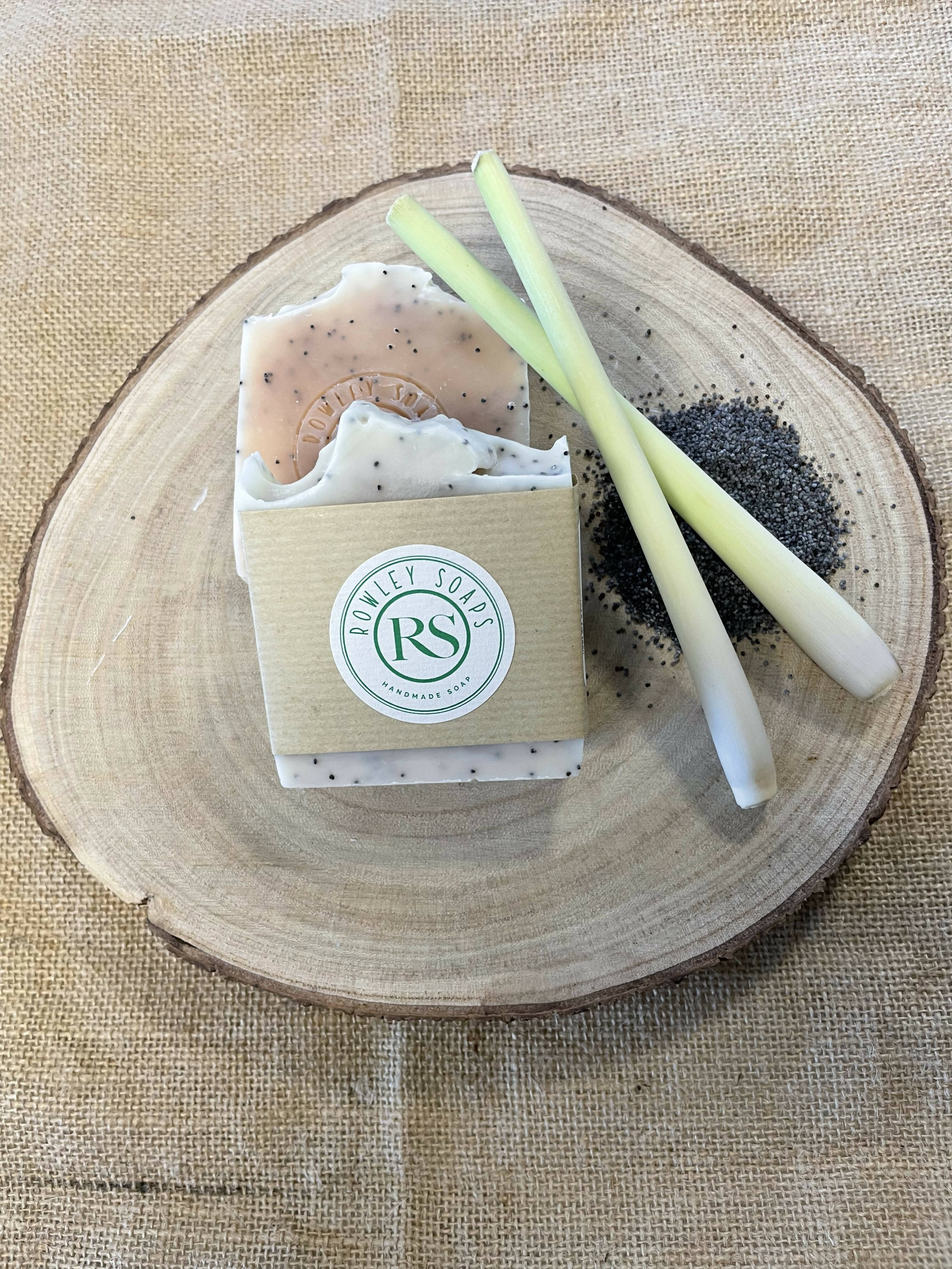 Lemongrass & Poppyseed  | Refreshing & Exfoliating Soap