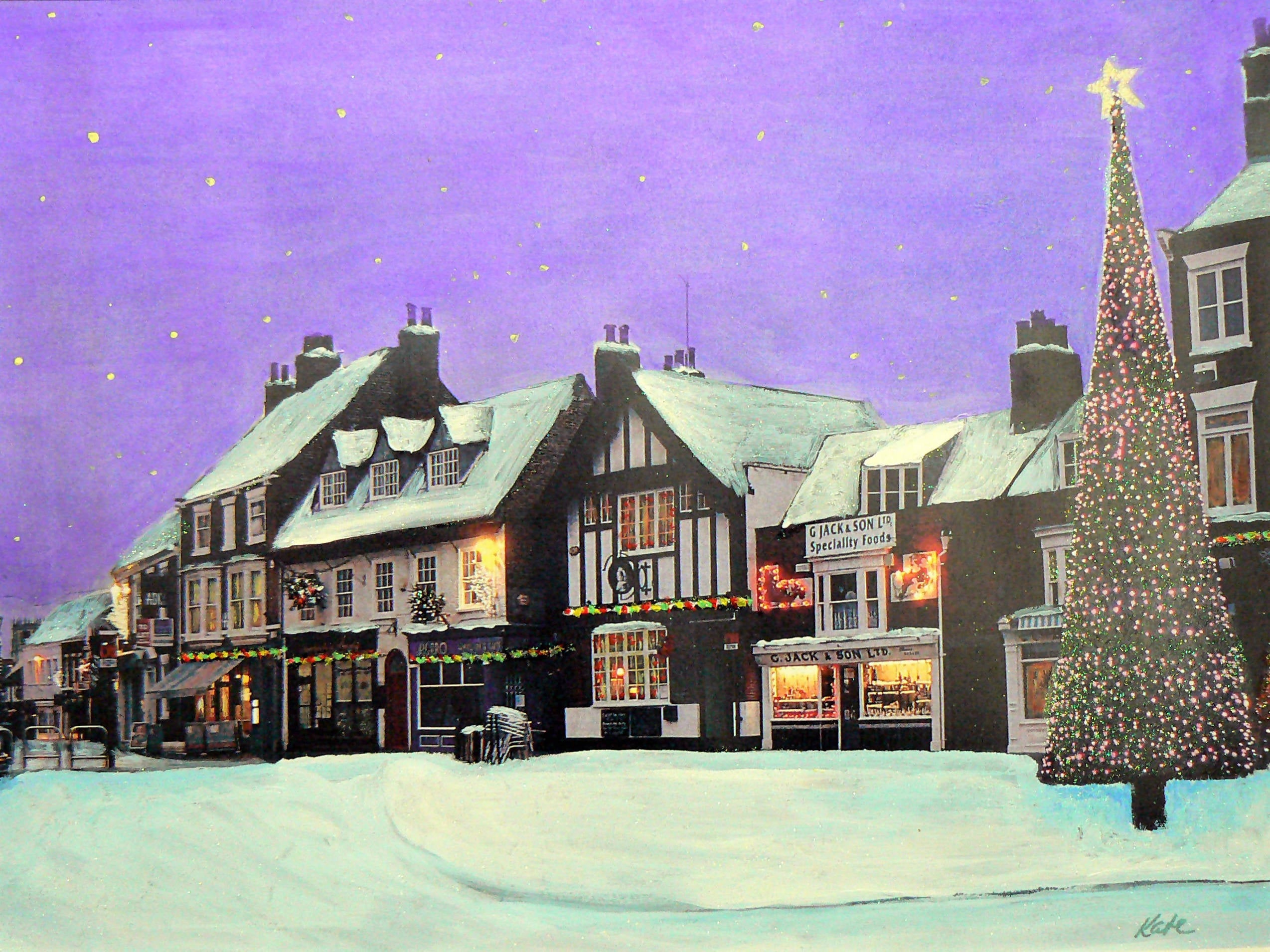 Mounted Print - Wednesday Market, Beverley