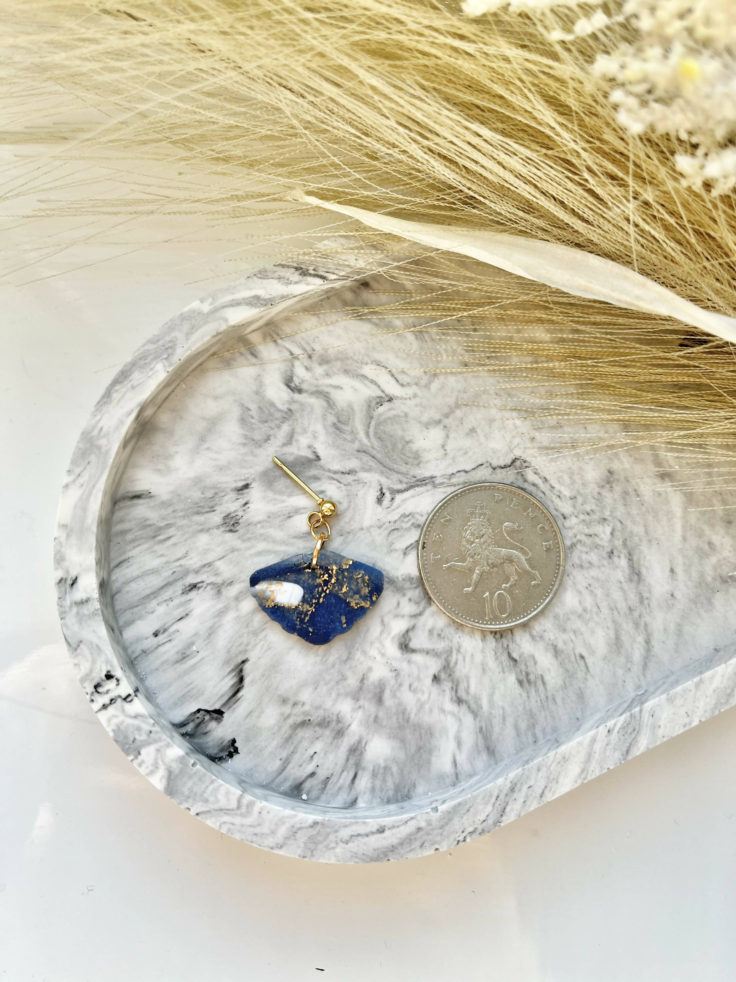 Midnight Sky No. 3 - Handmade Polymer Clay Earrings