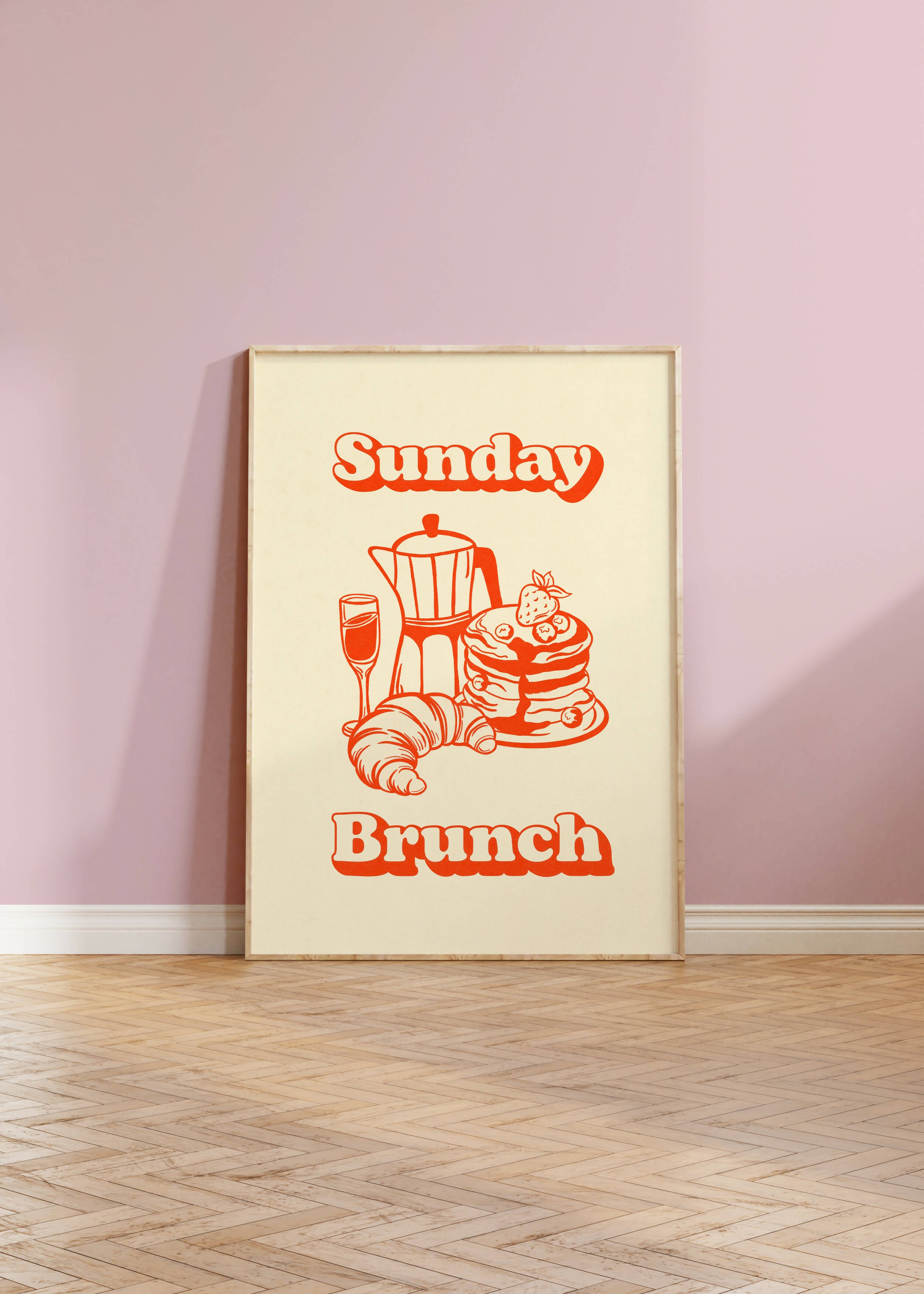Stylish Sunday Brunch Print for Your Kitchen | Art & Soul