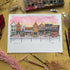 Detailed painting of Humber street.