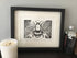 Bumblebee Framed Lino Cut Print