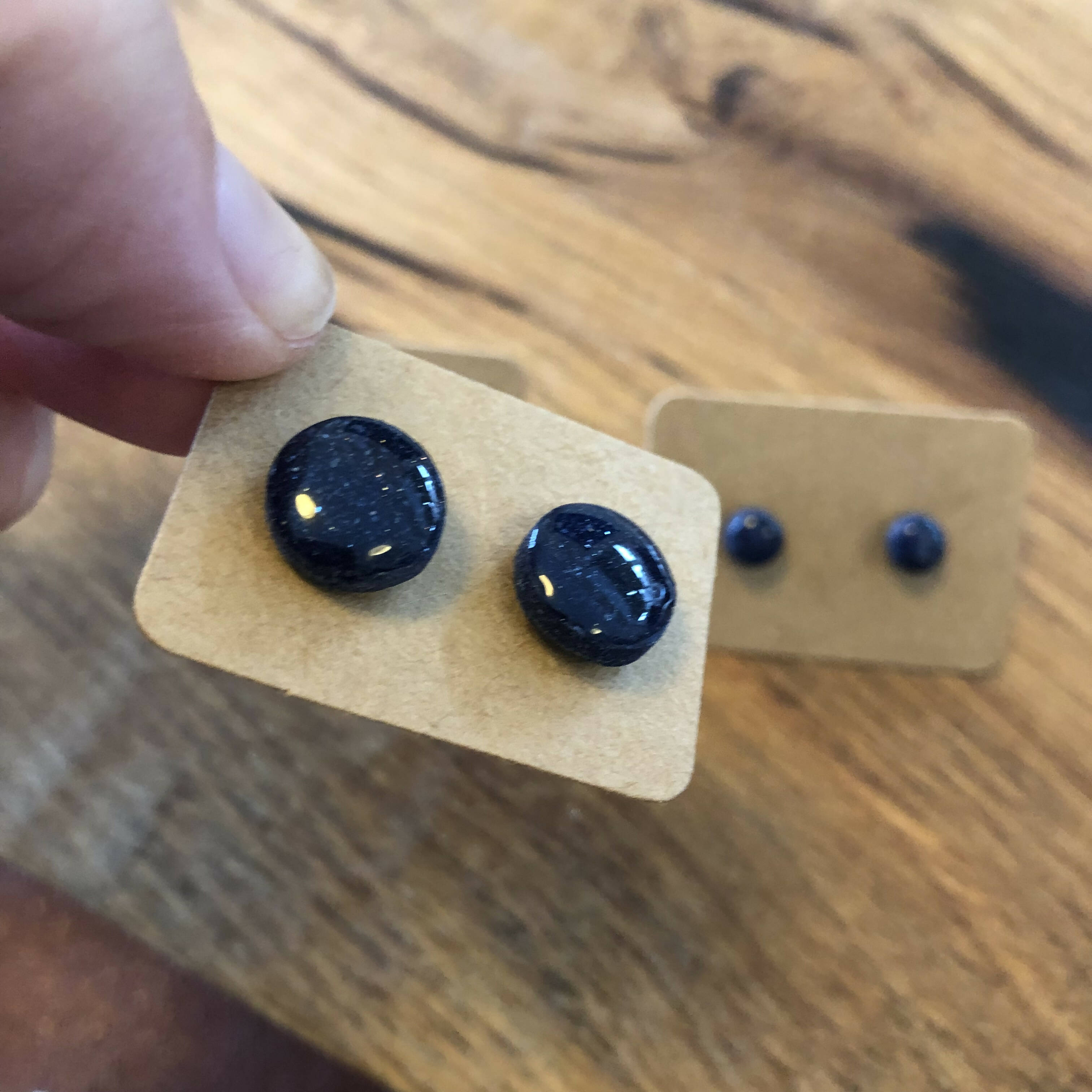 Glitter Collection Polymer Clay Earrings: Large