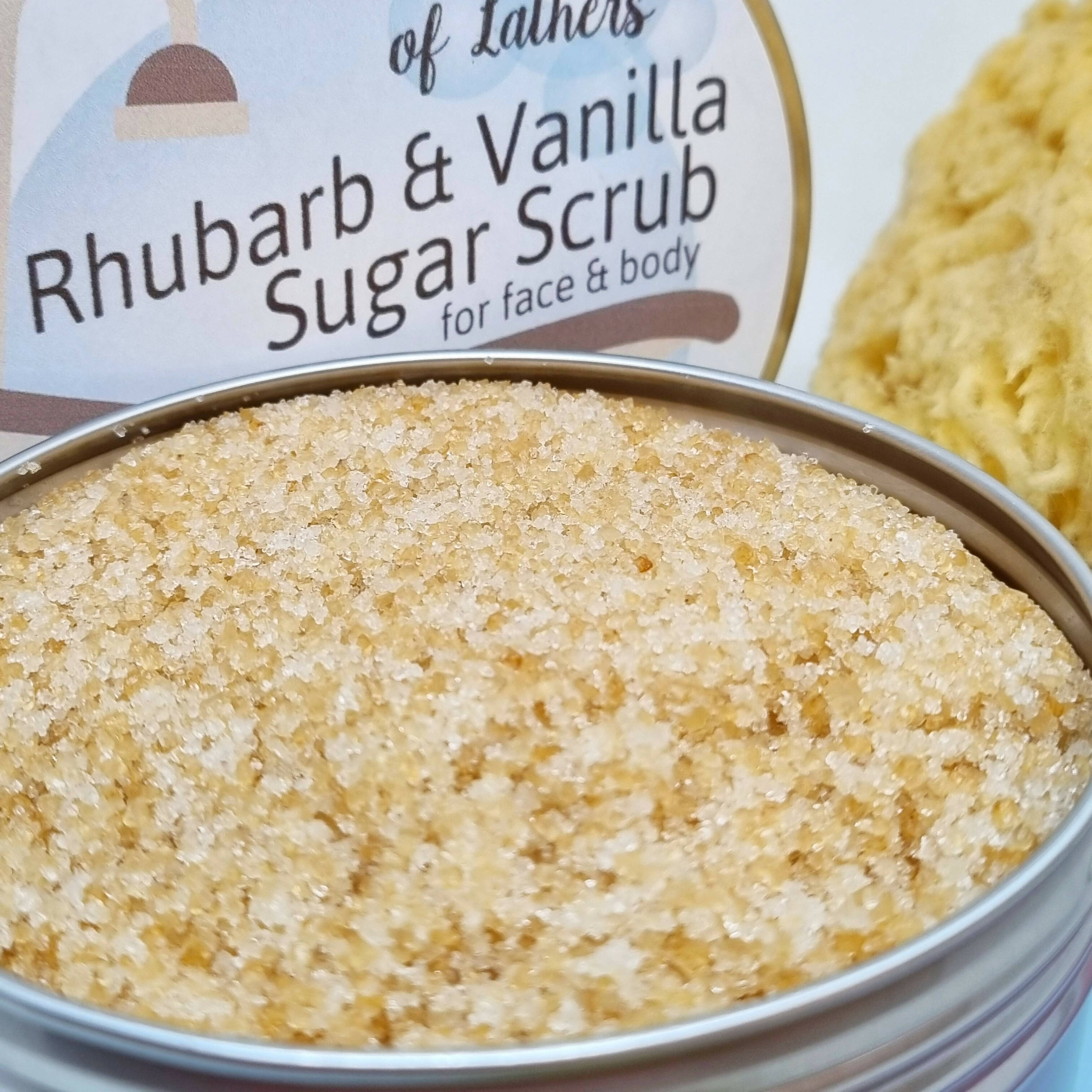 Rhubarb & Vanilla Exfoliating Body Sugar Scrub