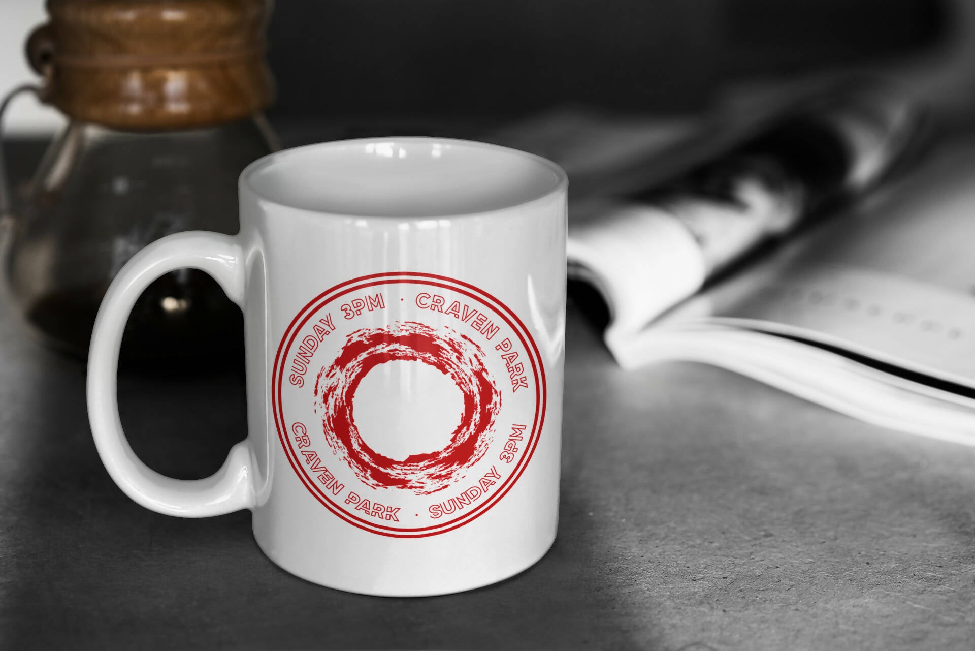 Hull KR Mug & Coaster Set VORTEX Design