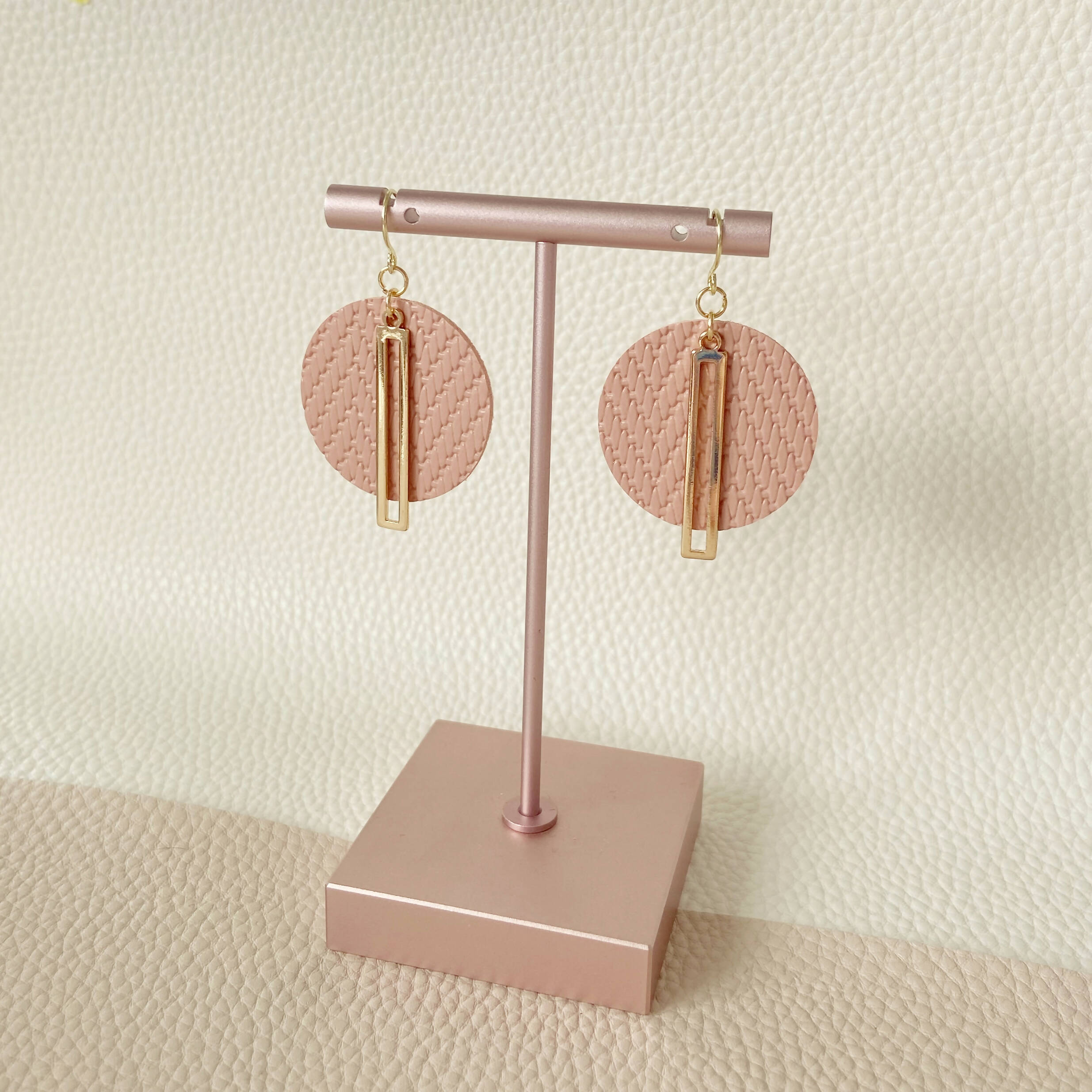 Pink Lantern Earrings