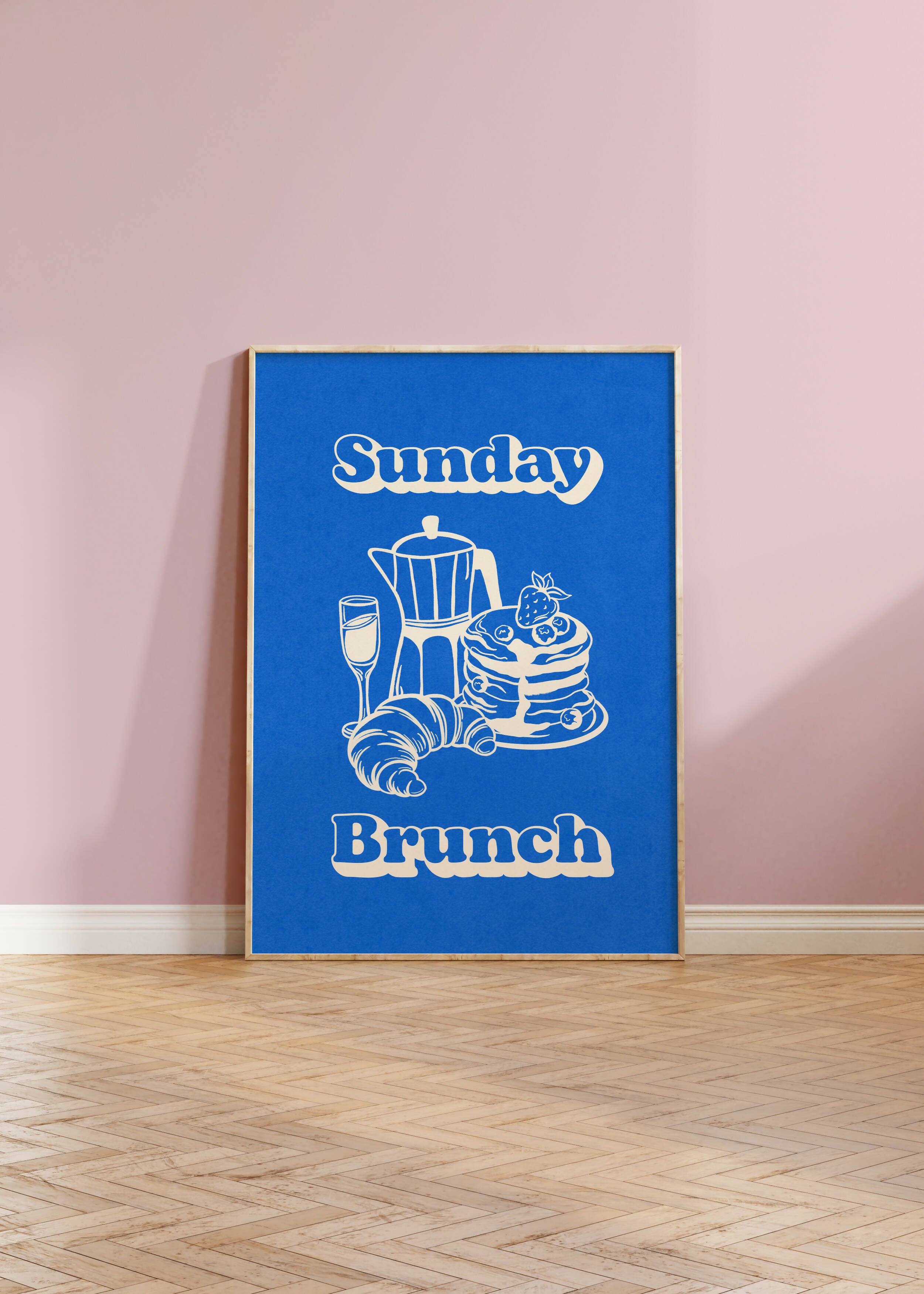 Stylish Sunday Brunch Print for Your Kitchen | Art & Soul
