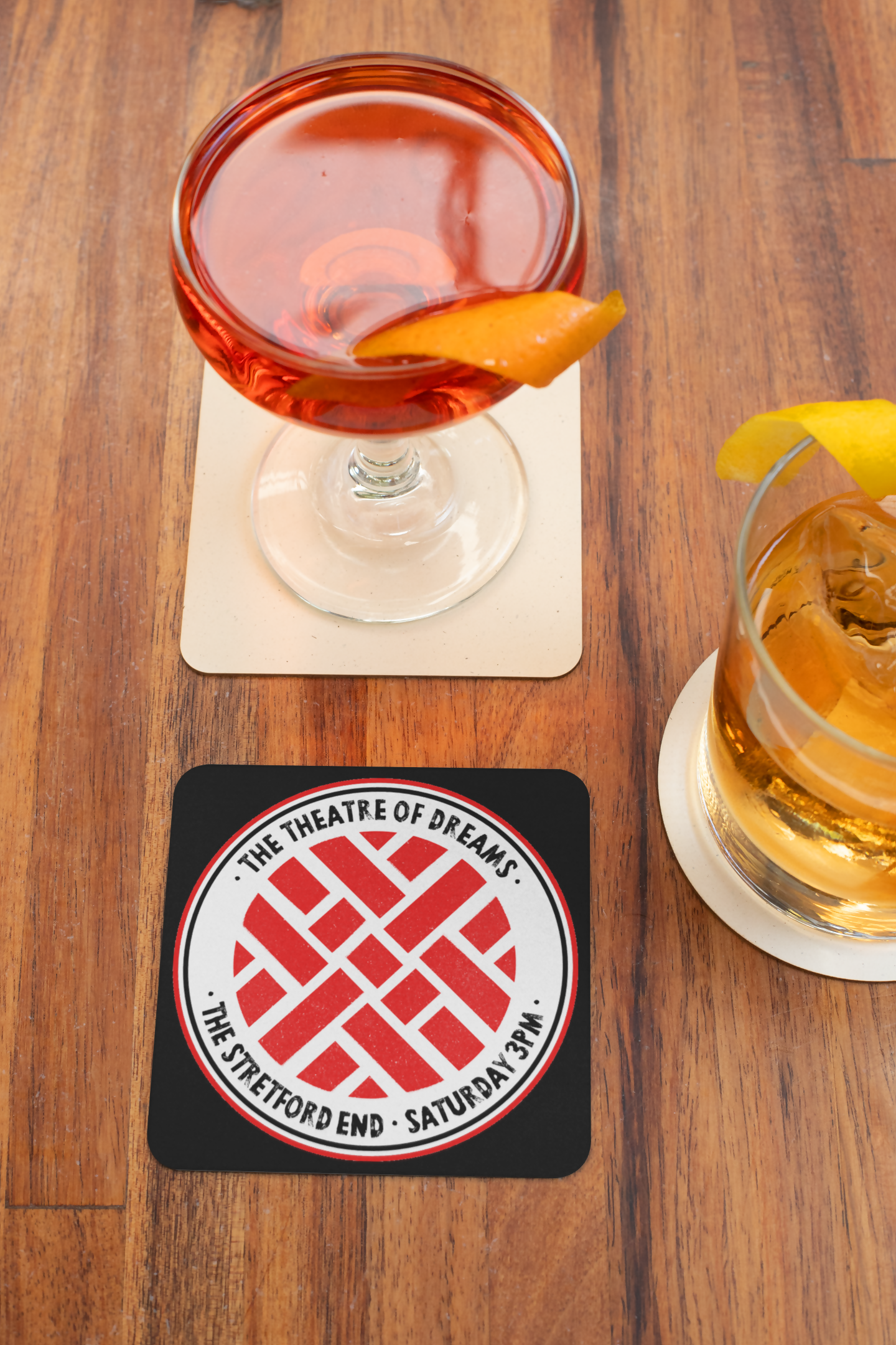 Manchester Utd Coaster KNOT Design