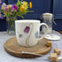 Fine Bone China Spring Flower and Bee Mug